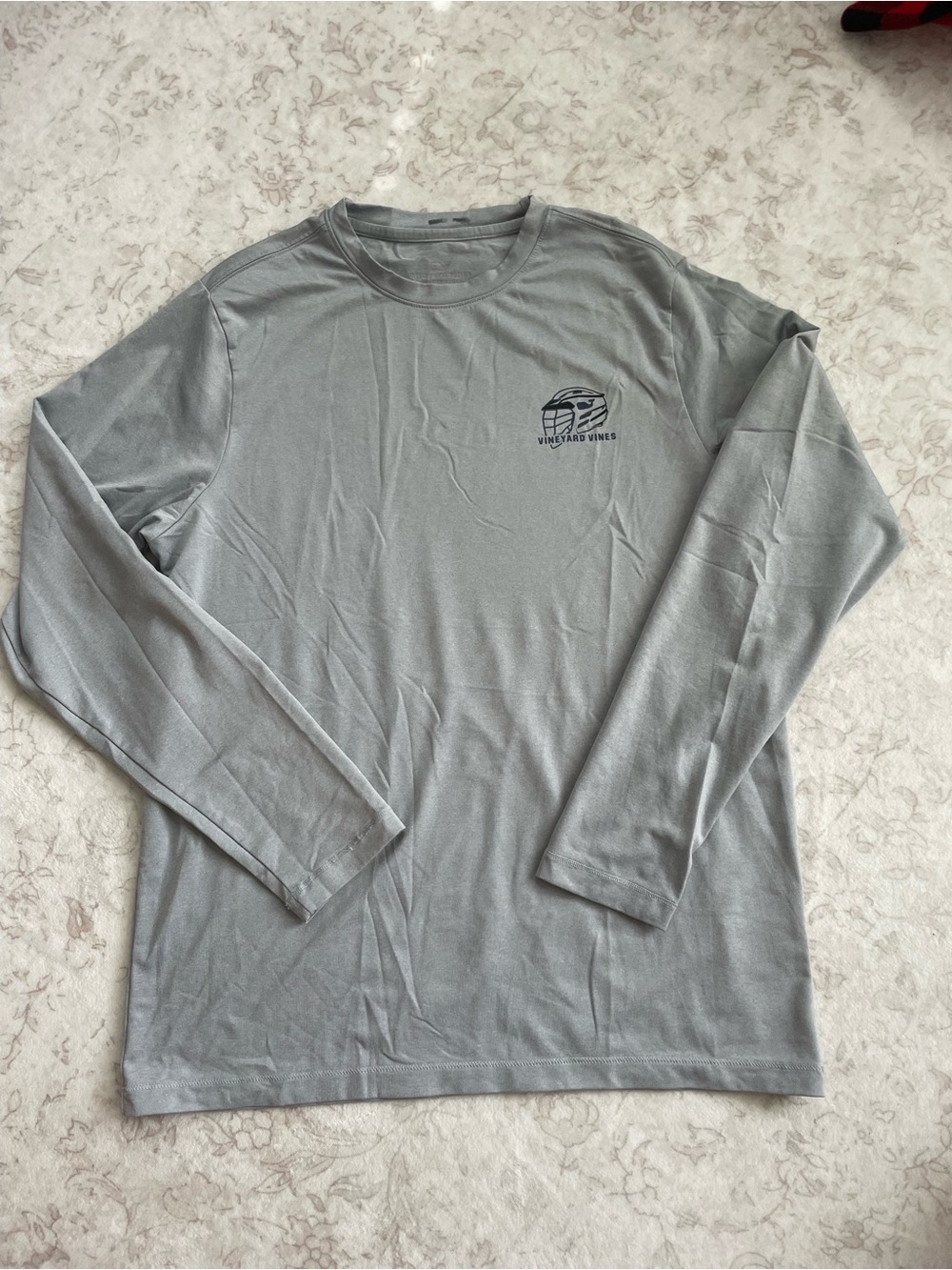 Vineyard Vines Kids Lacrosse Long-Sleeve Performance Shirt
